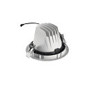 SLV Plafondinbouwarmatuur NUMINOS� MOVE XL rond, geschikt voor beeldschermwerkstations IP20, wit, gelakt dimbaar