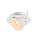 SLV Plafondinbouwarmatuur NUMINOS� GIMBLE XS rond, geschikt voor beeldschermwerkstations IP20, wit, gelakt dimbaar