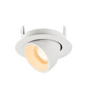 SLV Plafondinbouwarmatuur NUMINOS� GIMBLE XS rond, geschikt voor beeldschermwerkstations IP20, wit, gelakt dimbaar