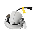 SLV Plafondinbouwarmatuur NUMINOS� GIMBLE XS rond, geschikt voor beeldschermwerkstations IP20, wit, gelakt dimbaar