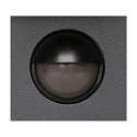 outdoor wall luminaire FLATT II with sensor IP54, anthracite, brown 