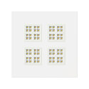 grid luminaire PAVANNO 625 45 WB WH DALI DALI controllable, CCT Switch, UGR < 19, multipower IP20, white dimmable