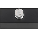 SLV Spiegelarmatuur SUN MIRROR TRIPLE met schakelknop IP44, zwart, gelakt 