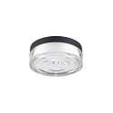 SLV Wand- en plafondarmatuur CYFT WAVE XL IP65, zwart, gelakt dimbaar