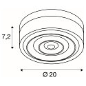 SLV Wand- en plafondarmatuur CYFT WAVE XL IP65, zwart, gelakt dimbaar