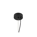 Pendelarmatuur OLYPSO 40 E27 IP20, zwart dimbaar