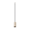 Pendelarmatuur FITU PD STONE E27 IP20, beige dimbaar