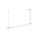SLV Pendelarmatuur GLENOS� PRO IP20, zwart, wit dimbaar