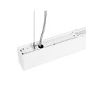 SLV Pendelarmatuur GLENOS� PRO IP20, zwart, wit dimbaar