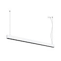SLV Pendelarmatuur GLENOS� PRO IP20, zwart, wit dimbaar