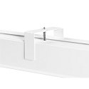 SLV Plafondarmatuur GLENOS� PRO UGR < 19, geschikt voor beeldschermwerkstations IP20, zwart, wit, gelakt dimbaar