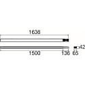 SLV Lichtlijnsysteem dekkind EASYLIGHT BC 1500 7 25 BK 7-polig, zwart