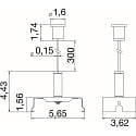SLV Lichtlijnsysteem kettingophanging EASYLIGHT SCK 3000 BK, zwart