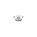 Plafondinbouwarmatuur DOWNLIGHT P 165 DALI stijf, DALI aanstuurbaar, slagvast, bekabeld IP54, wit dimbaar