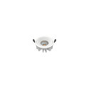 Plafondinbouwarmatuur DOWNLIGHT P 165 ON-OFF stijf, slagvast, multipower, bekabeld IP54, wit 