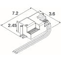 SLV Schemersensor BATTEN FLAT P on/off, wit