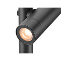 SLV gorund spike luminaire HELIA SLIM POLE SINGLE with plug IP65, black