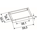 SLV Opbouwframe PANEL P | PAVANNO, wit