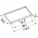 SLV Opbouwframe PANEL P | PAVANNO, wit