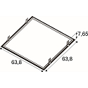 SLV Inbouwframe PANEL P | PAVANNO, wit