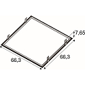 SLV Inbouwframe PANEL P | PAVANNO, wit