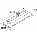SLV 3-phase luminaire TRACK PANEL IP20, black 