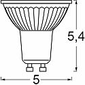 SLV WIFI LED Smart gloeilamp ZigBee aanstuurbaar GU10 4,7W 350lm 2700|6500K 45° dimbaar helder