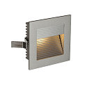 Inbouwarmatuur FRAME CURVE LED, zilvergrijs 1W 90lm 3000K CRI >80