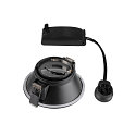 Recessed luminaire HORN-O, 1xGU10, 230V, Clip springs, black