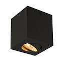 Ceiling luminaire TRILEDO SQUARE CL Surface mount luminaire Downlight, LED, 6W, 38�, 3000K, incl. driver, matt black