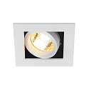 Ceiling recessed spot KADUX 1 GU10 Downlight, GU10, 230V, Clip springs, white