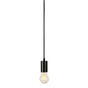 Pendant luminaire FITU PD, E27, length 9.1cm, Pendel 500cm, with open cable end
