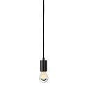 Pendant luminaire FITU PD, E27, length 9.1cm, Pendel 500cm, with open cable end