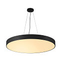 SLV LED Ceiling luminaire MEDO 90 LED Pendant luminaire, 120W, 120�, 3000K, black