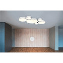 SLV LED Ceiling luminaire MEDO 90 LED Pendant luminaire, 120W, 120�, 3000K, white