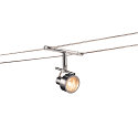 SALUNA, Wire luminaire for TENSEO low-voltage wire system, QR-C51, chrome