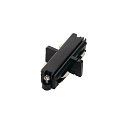 Straight coupler, for 1-Phase High Voltage track, electrical, black