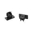 Endcaps for 1 Phase Tracks, 2 items, black