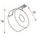 SLV 1-fase spot KALU TRACK LED Incl. 1-fase adapter, wit