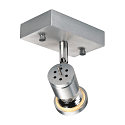 SLV Spot ASTO 1 GU10, aluminium geborsteld
