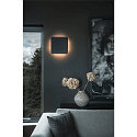 SLV Plaster Wall luminaire PLASTRA SQUARE, square, white plaster, 48 LED, 3000K