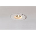Inbouwarmatuur PLASTRA rond GU10, wit max. 35W