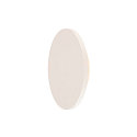 SLV Wandarmatuur PLASTRA rond, wit