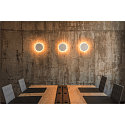 SLV Wandarmatuur PLASTRA rond, wit