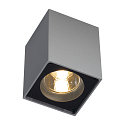 Plafondarmatuur ALTRA DICE GU10, zwart, zilvergrijs