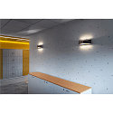 LED Wall luminaire CARISO WL-4 LED, 2x 9W LED, 2700K, black/brass