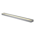 LED Wall luminaire SEDO LED 21, square, 22W, SMD LED, 3000K, glass satined, alu brushed