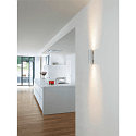 SLV Wall luminaire ENOLA B UP/DOWN, H 22cm, 2x GU10 QPAR51 max. 50W, aluminium, white
