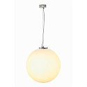 Pendelarmatuur ROTOBALL 25 E27, zilvergrijs