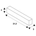 SLV Accessories for EASYTEC II Flex coupler, black